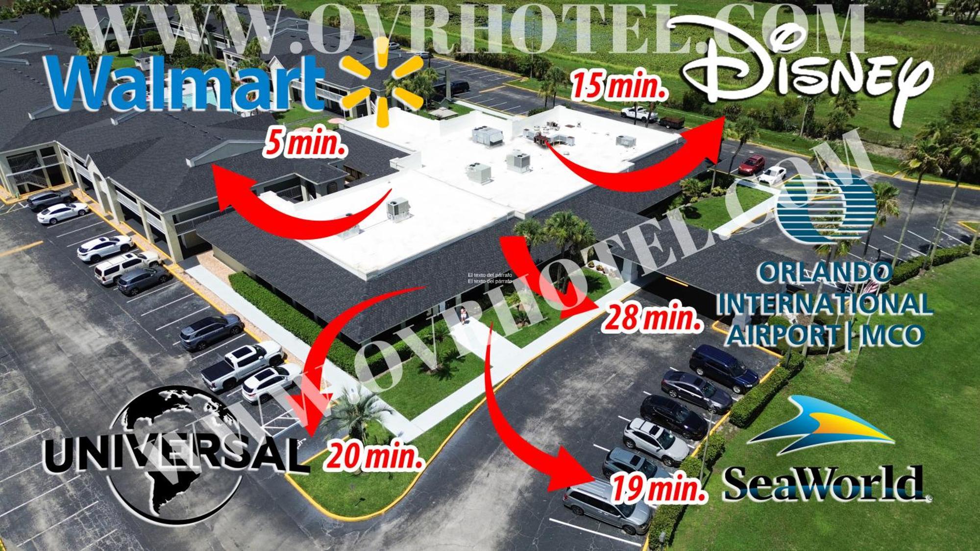 Hotel Room Near Disney 4 People Kissimmee Exterior foto